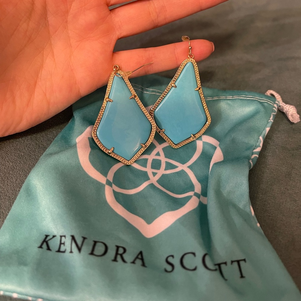 Kendra Scott Alex Earrings in Turquoise